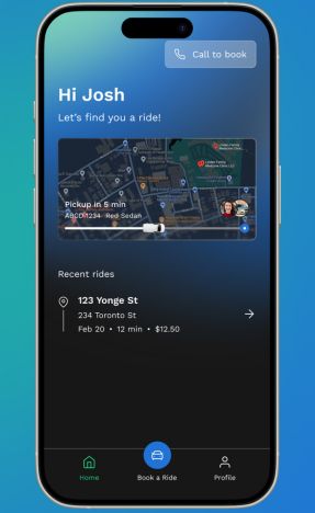 NEMT Software Case Study Mobile Screenshot Mobile Screenshot 1